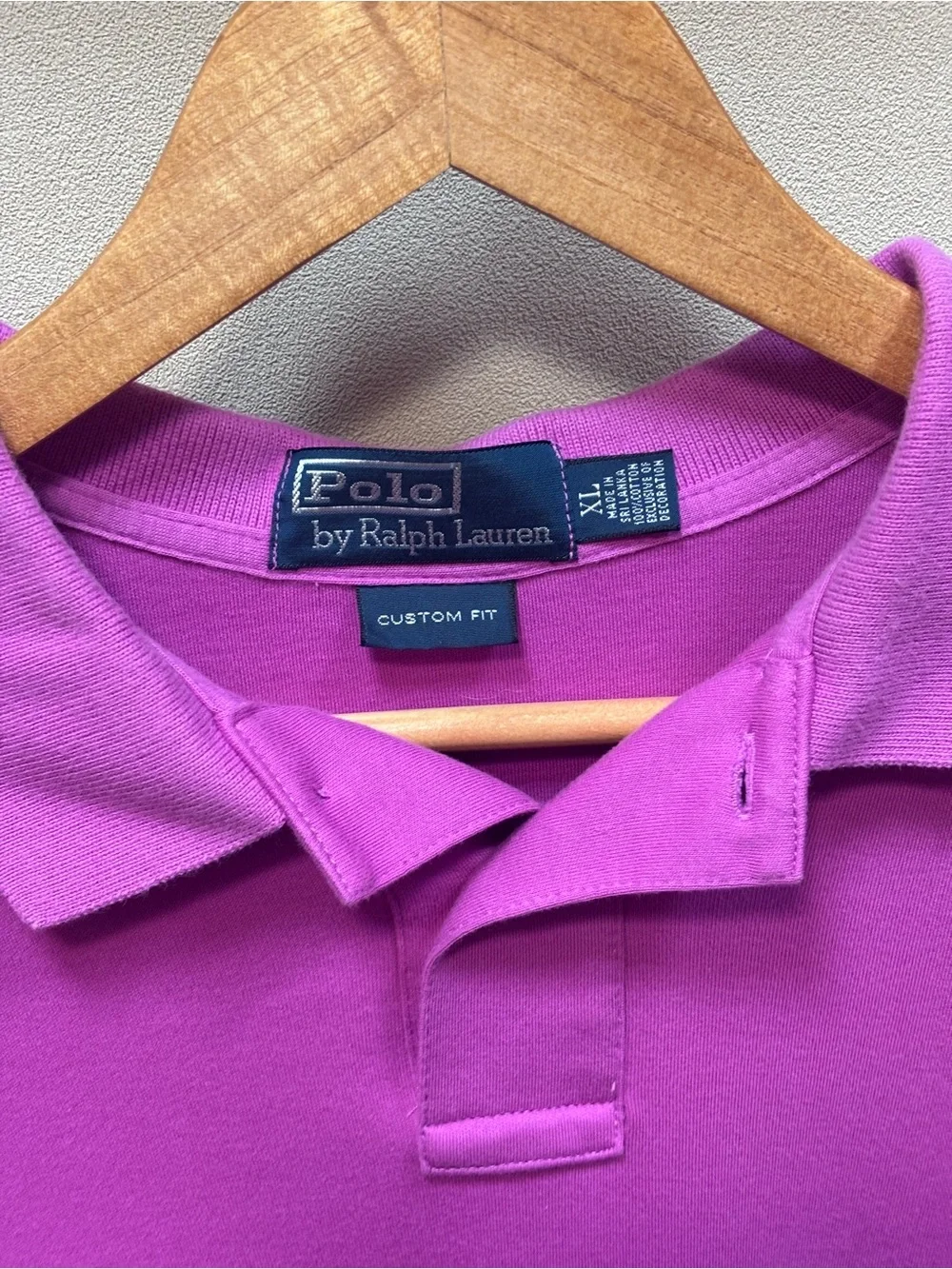 Ralph Lauren Men's Bright Magenta XL Polo Shirt, Gently Used